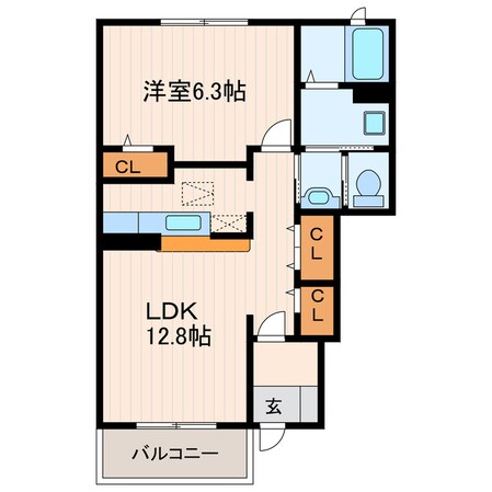 袋井駅 バス27分  横須賀車庫前下車：停歩5分 1階の物件間取画像